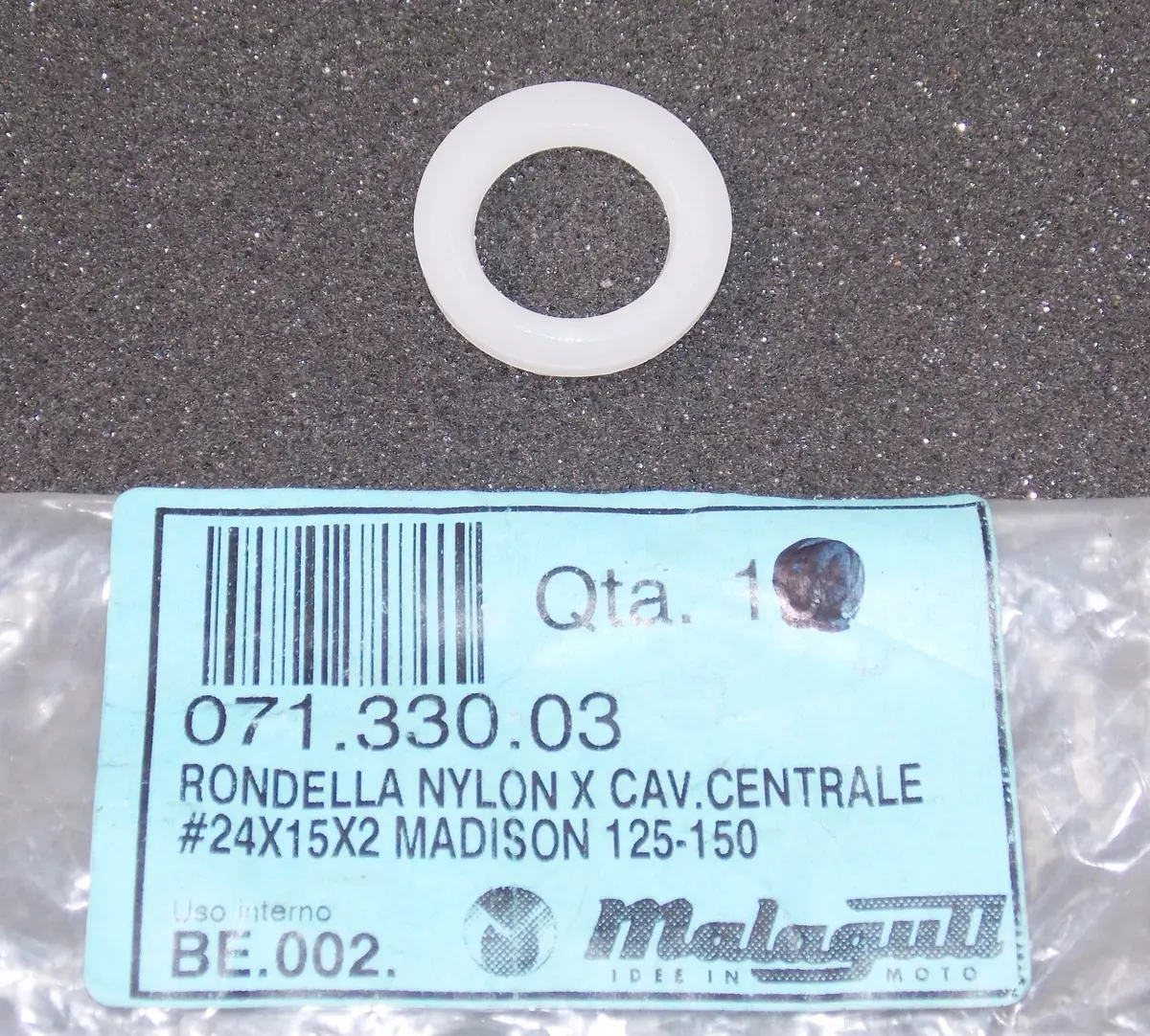 Nos Oem Malaguti Madison 125-250 Central Nylon Washer 071.330.00 1