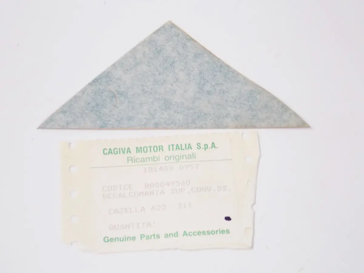 Nos Oem Cagiva Elefant 2 125Cc Elefant 200Cc Right Upper Sticker Decal 800049560 1