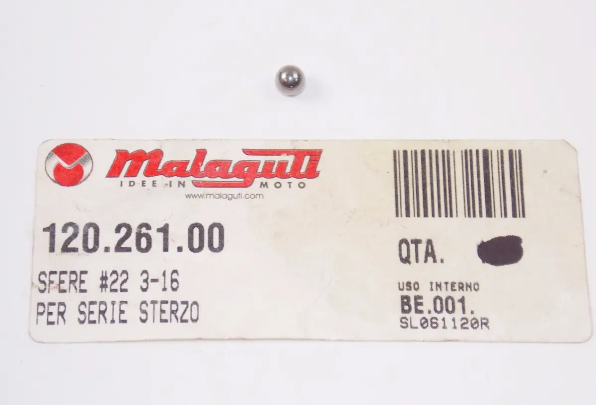 Oem Malaguti Centro Ciak Upper Madison Steering Ball Cage 3/16 Qty 23 120.261.00 1
