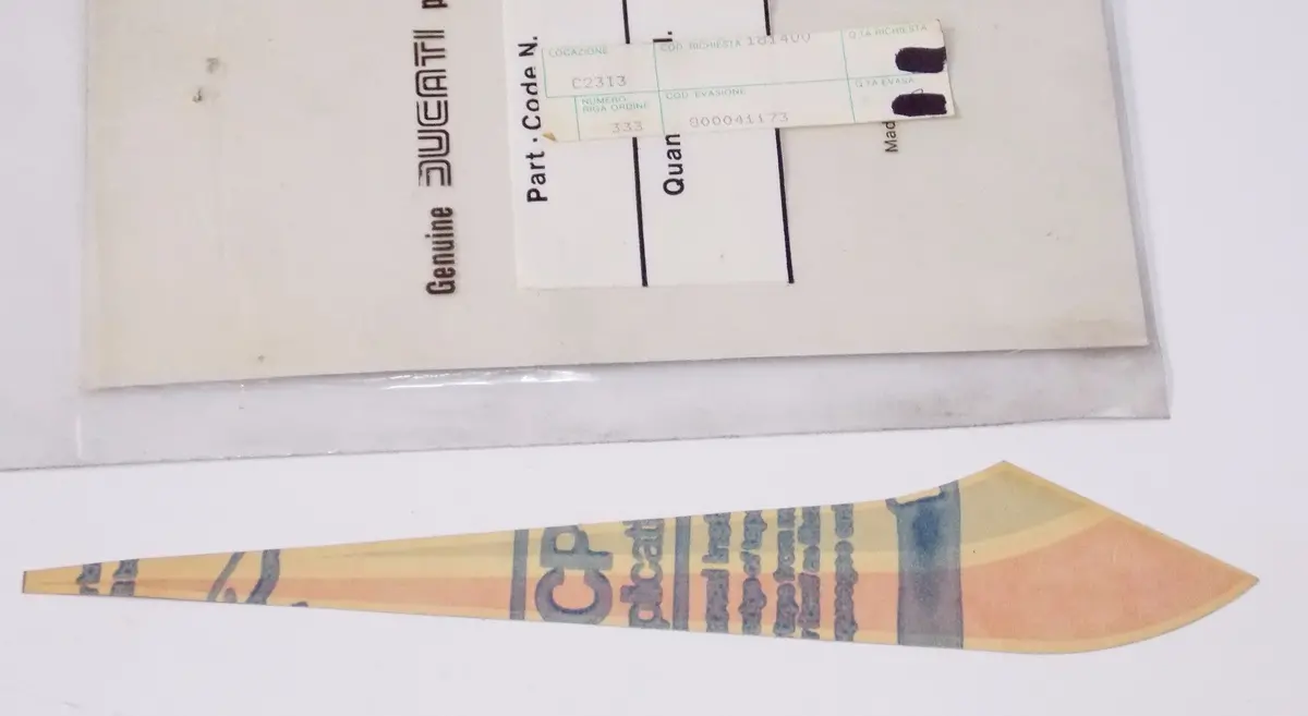 Nos Oem Cagiva Ala Rossa Lh Pane Cover Sticker 800041173 1