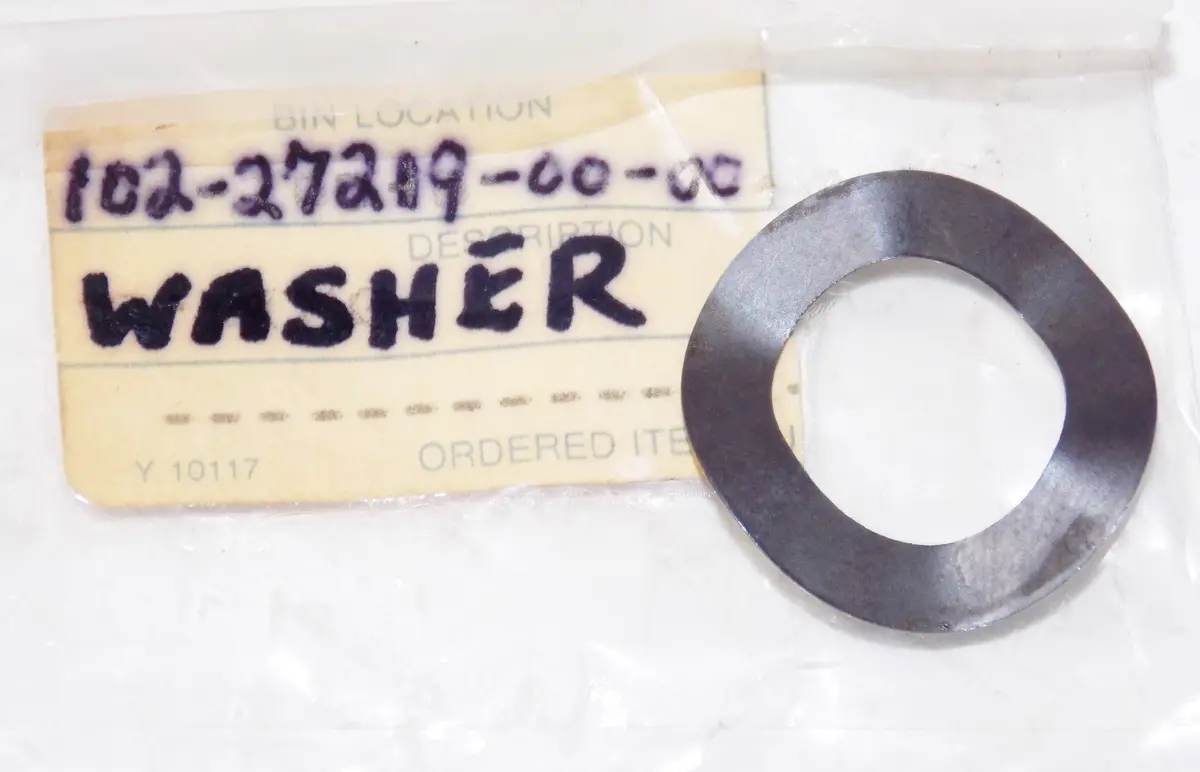 Nos Yamaha 1962-1965 Mj2 Omaha Trail Footrest Stand Washer Wave 102-27219-00 1