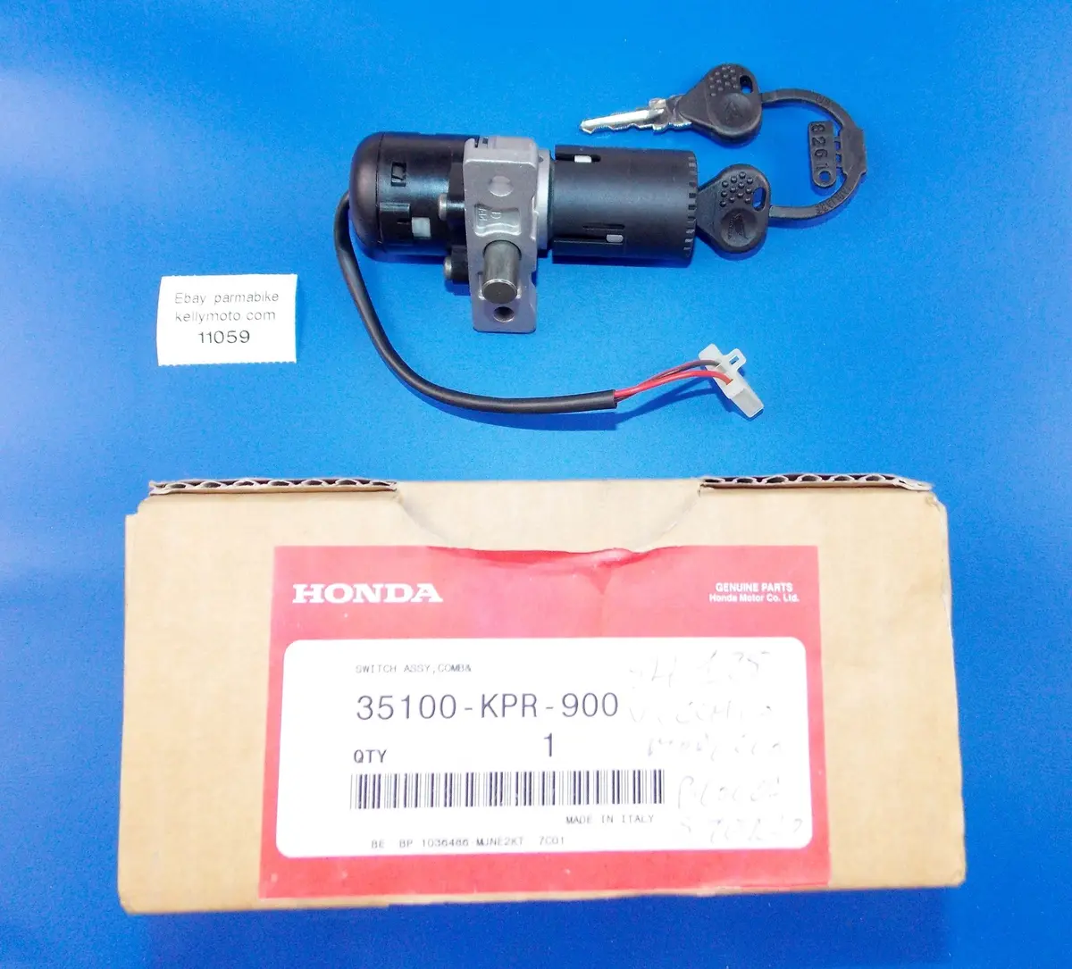 Oem Honda 2003-2004 Sh 125/150 Scooter Ignition/Lock Switch+Key 35100-Kpr-900 1