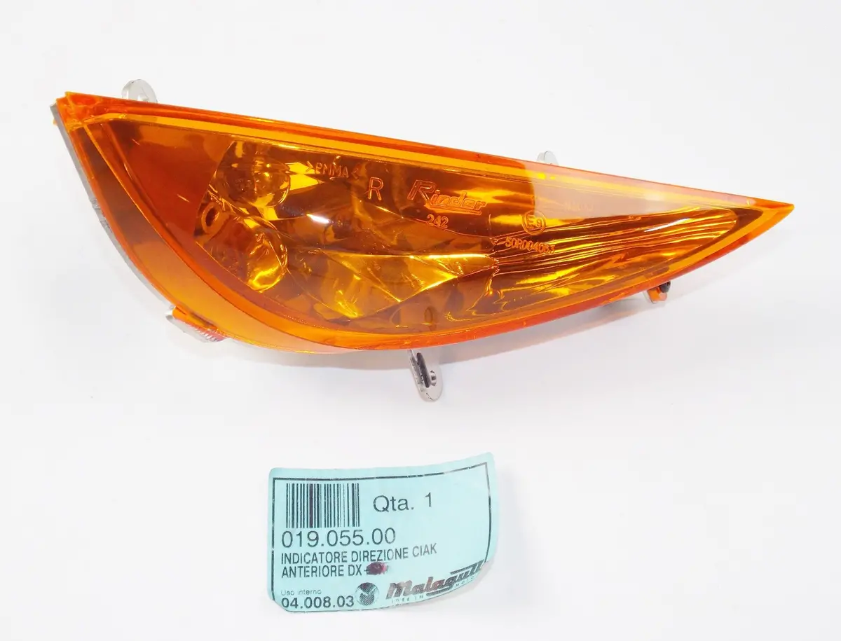 Nos Oem Malaguti Ciak 50 Rh Front Indicator Set 019.055.00 1