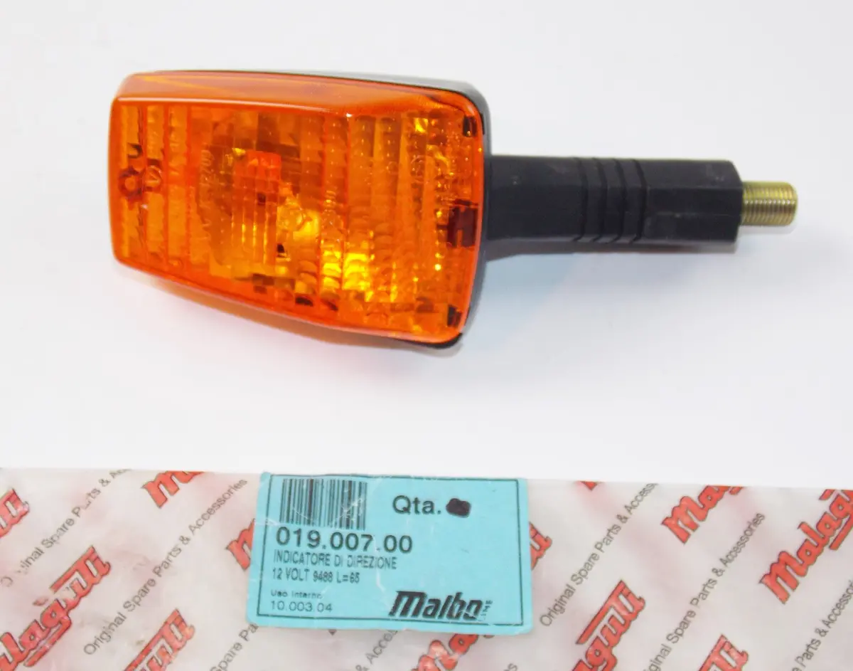 Nos Oem Malaguti Enduro Mgx Front Lh Turn Signal Indicator 019.007.00 1