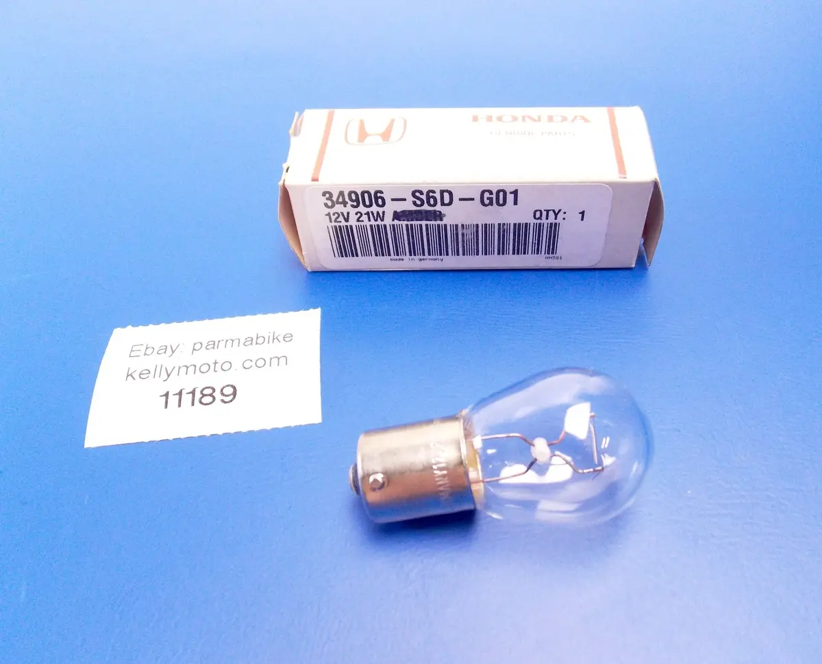 Oem Honda Civic Light Bulb Clear 12V P21w Osram 7506 Turn Signal 34906-S6d-G01 1