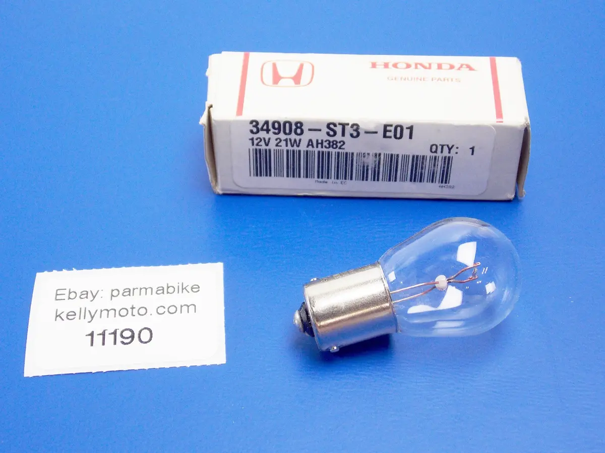 Oem Honda Light Bulb Clear 12V P21w Ah382 Osram 7506 Tail/License 34908-St3-E01 1