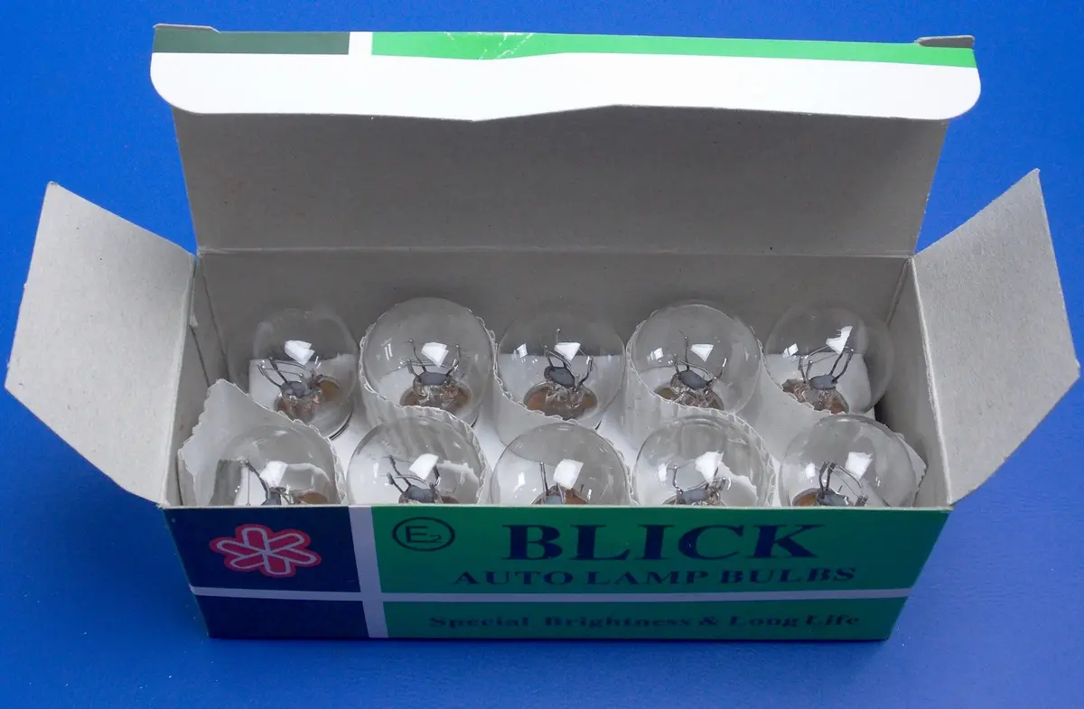 Blick E0300707 Auto Lamp Bulb Light 12V 21/5W Base Bay15d Double Deam Pkg Of 10 2