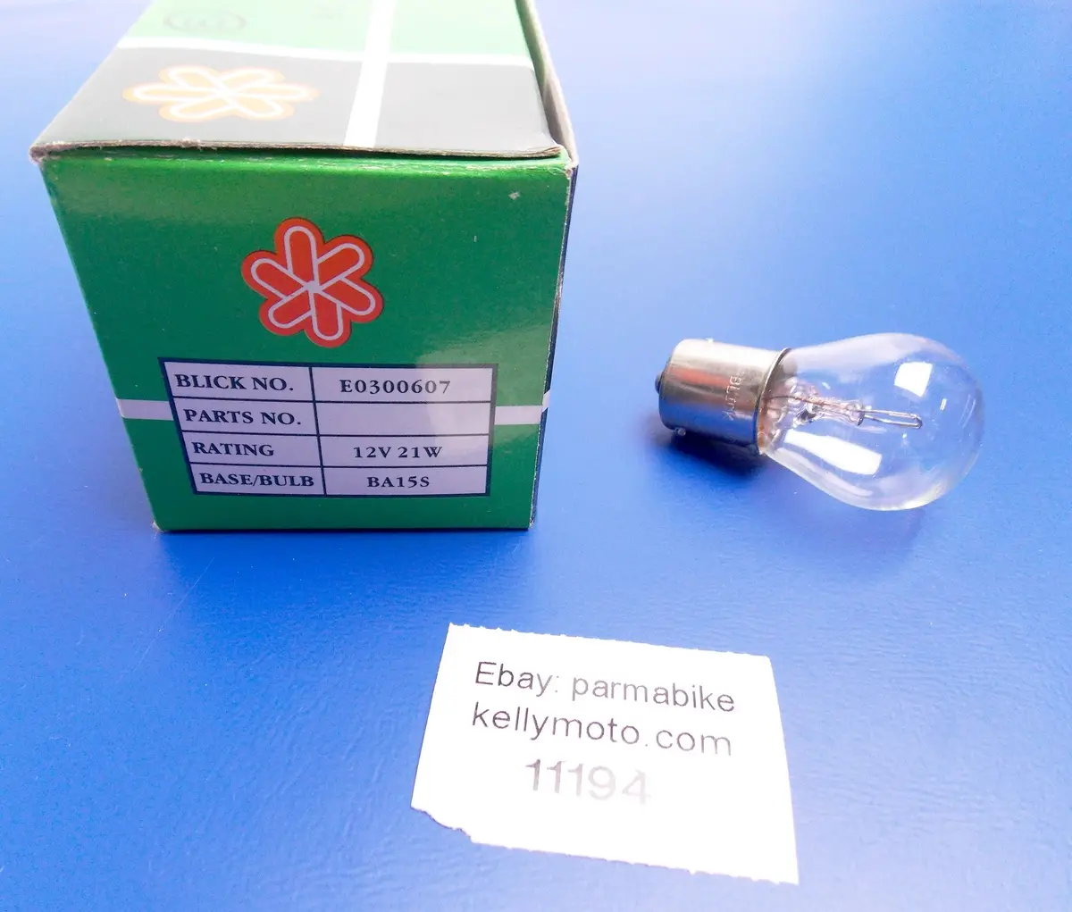 Blick E0300607 Auto Lamp Bulb Light 12V 21W Base Ba15s Single Deam Pkg Of 10 1