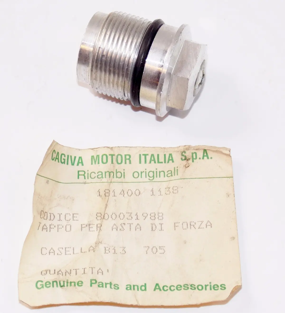 Nos Oem Cagiva Sst 125 19 Force Cap Complete 800031988 1
