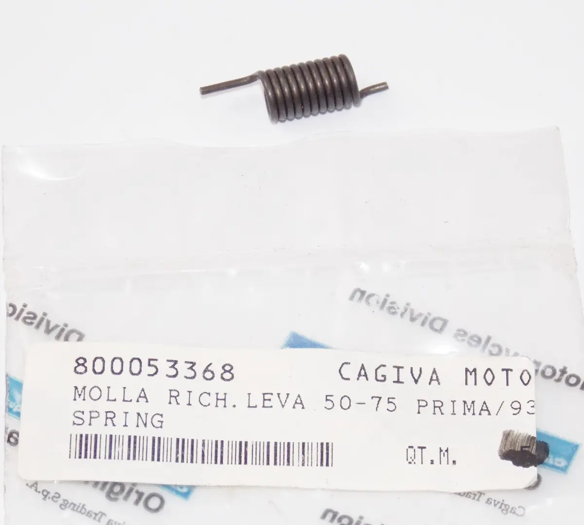 Nos Oem Cagiva 1993 Prima Lever Spring 50-75 800053368 1