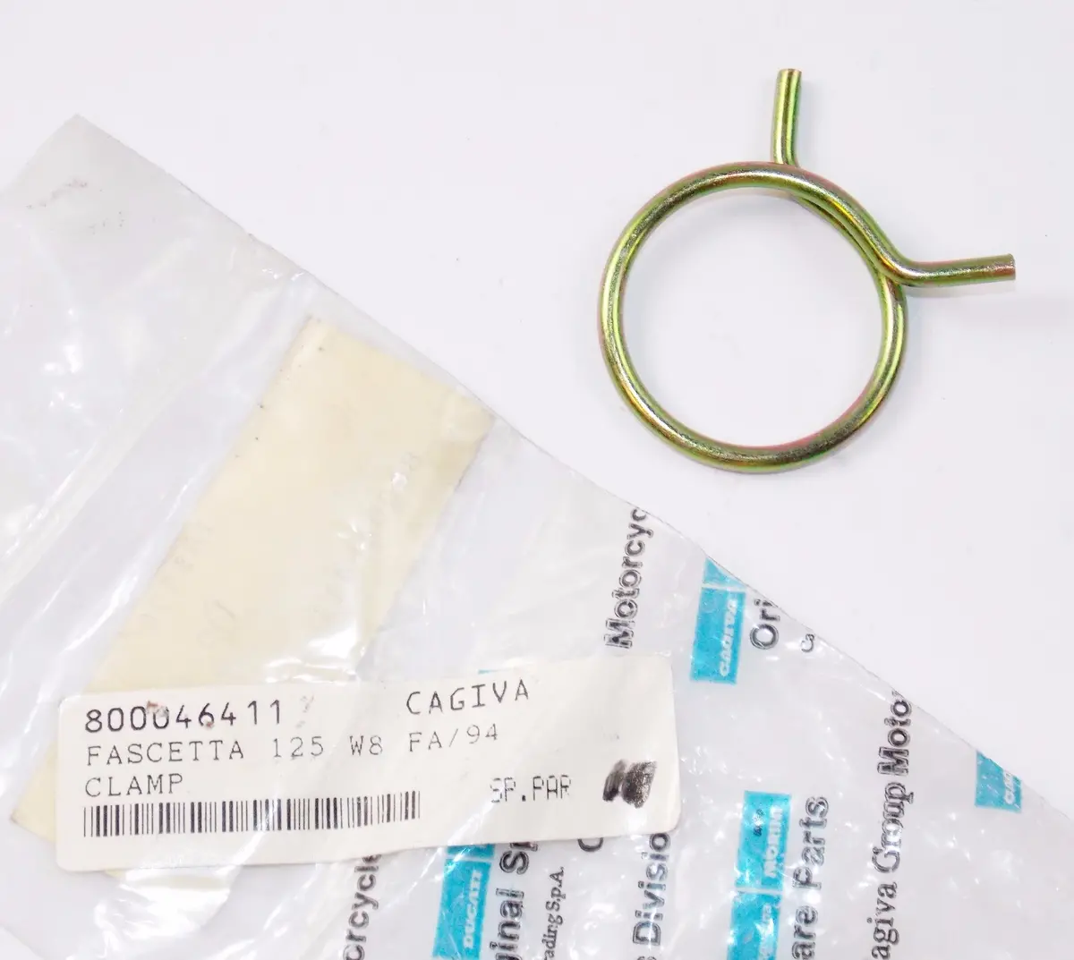 Nos Oem Cagiva '97 Supercity 125 '94/98 W8 Fa 125 Silencer Clamp 31-T3 800046411 1