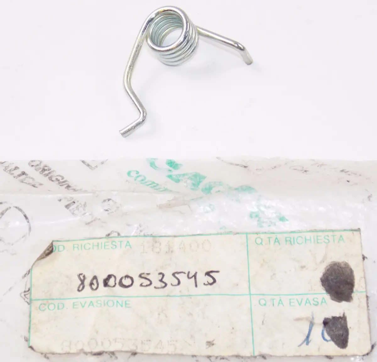 Nos Oem Cagiva 1999 River 500 Footrest Spring 800053545 1