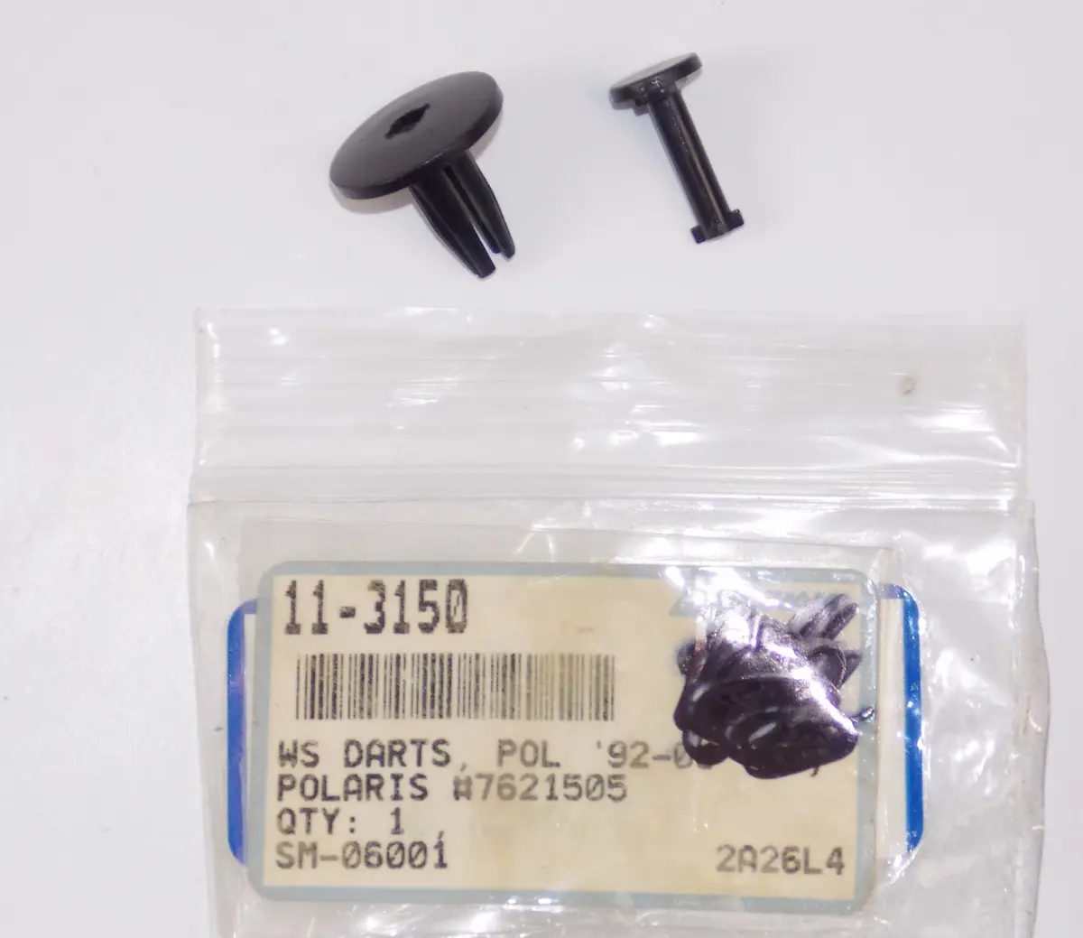 Nos Marshall Push Pin Clips Darts Set Polaris 92-00 Sm-06001 | Oe 7621505 1
