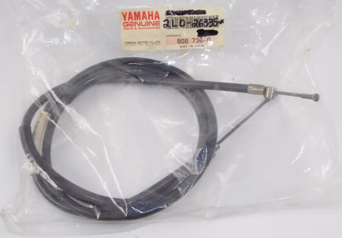Nos Oem Yamaha 1978 Xs400e 1979 Xs400f Xs400_2F Clutch Cable 2L0-26335-00 1