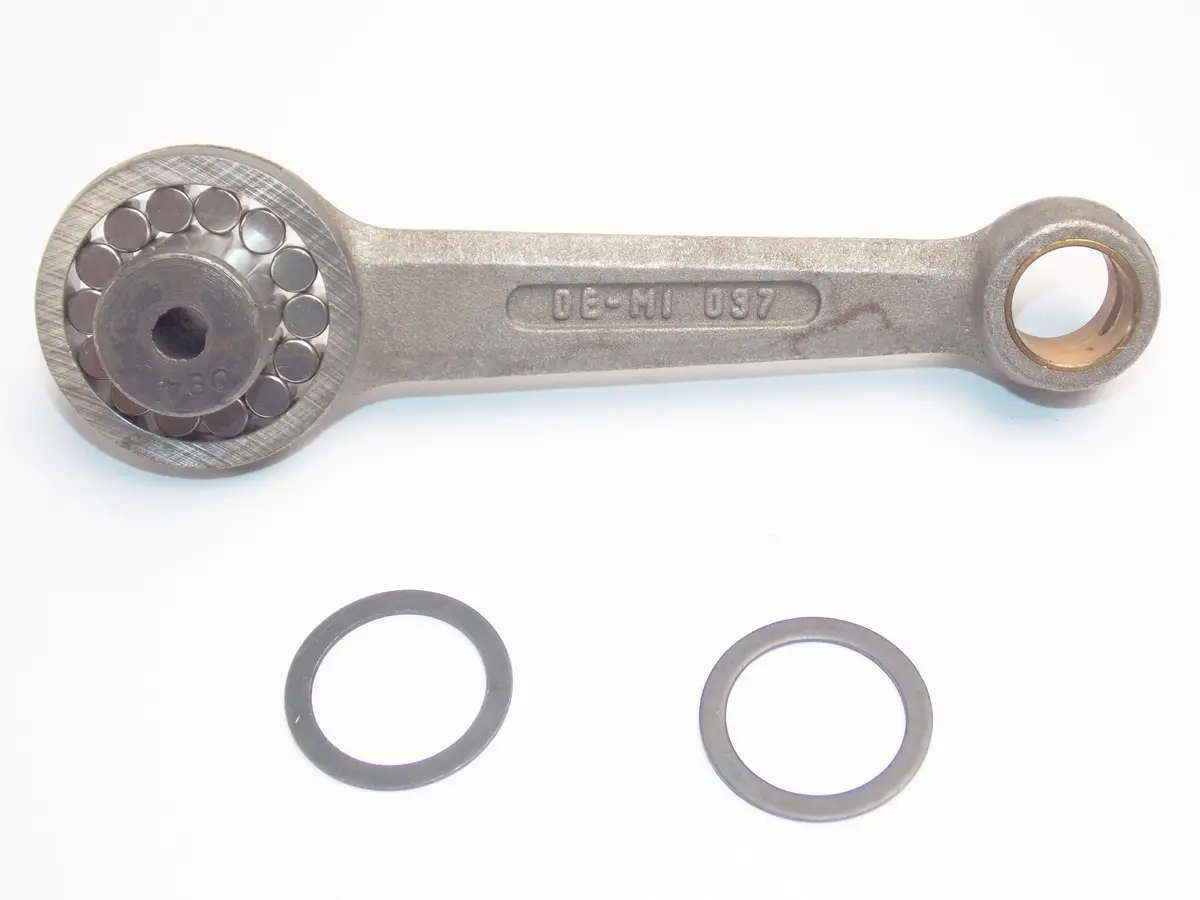 Nos De-Mi 037 Engine Crank Connecting Rod+Bearings+Pin Vespa 1953 125 2-Stroke 2
