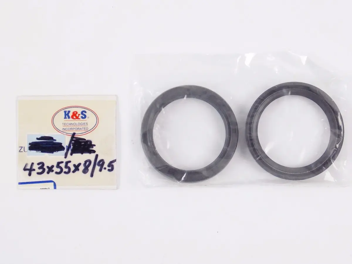 K&S Front Fork Oil Seal Set 43X55x8/9.5 43Mm X 55Mm X 8/9.5Mm Yamaha Suzuki 1