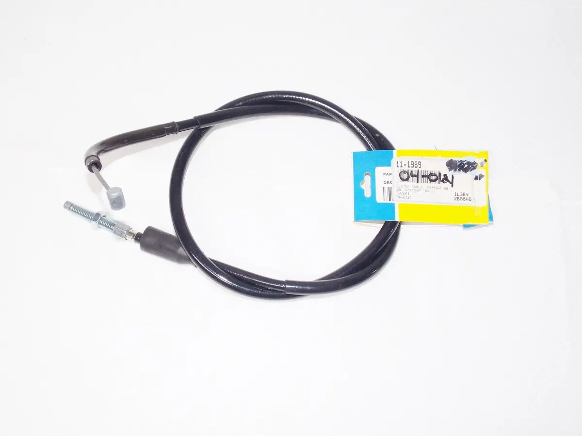 Nos Black Vinyl Clutc Cable Suzuki 1988-2005 Gsx600f Gsx750f Katana # 04-0121 1