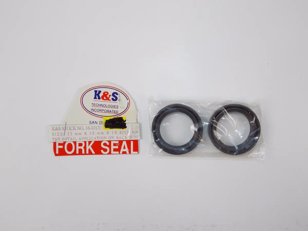 Front Fork Seal Set 33X45x10.5/12 33Mm X 45Mm X 10.5/12Mm Yamaha Kawasak 16-1013 1
