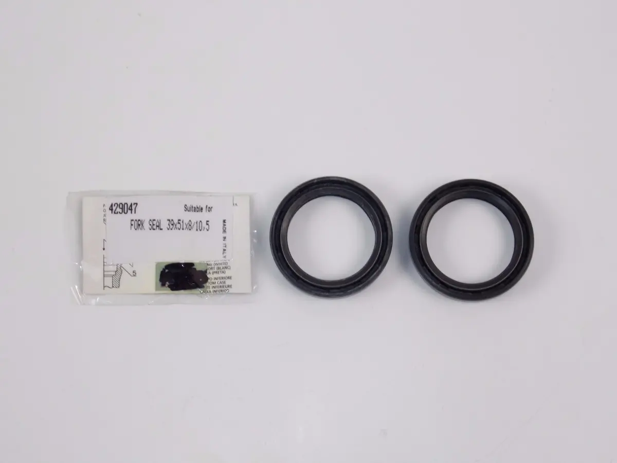 Bike Master Frnt Fork Seal Set 39X51x8/10.5 Honda Kawasaki Suzuki Yamaha 42-9047 1