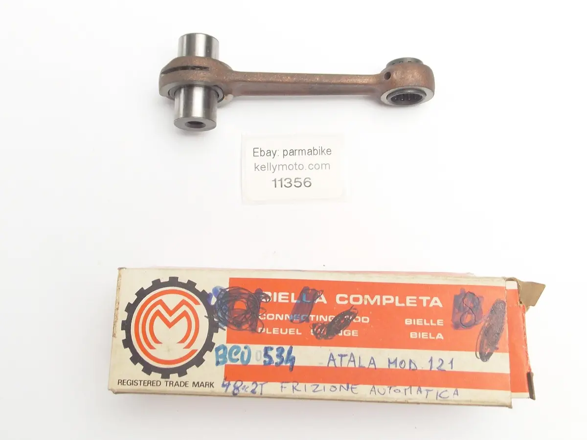 Nos Mmc Motor Connecting Rod+Bearings+Pin Atala Mod 121 48 Cc 2-Stroke Automatic 1