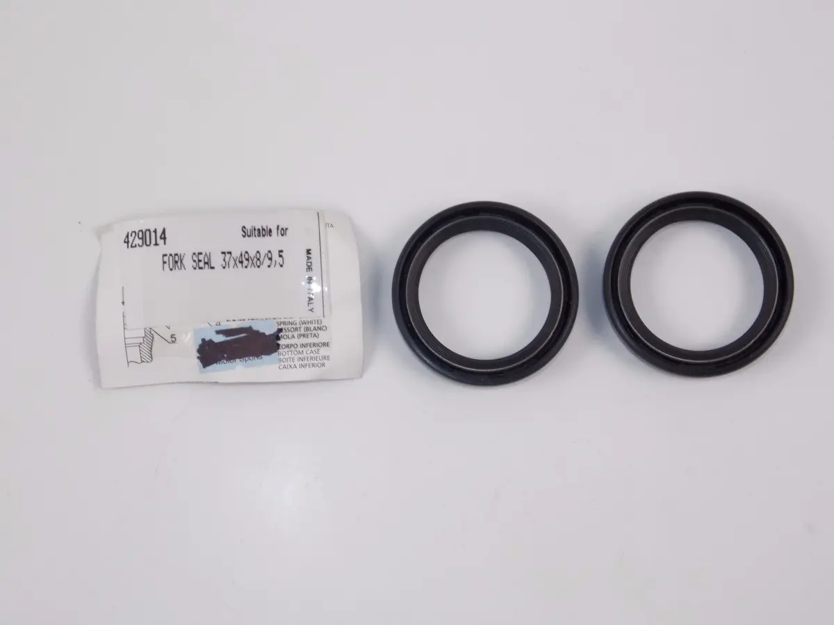 Bike Master Front Fork Seal Set 37X49x8/9.5 Suzuki Yamaha Kawasaki Honda 42-9014 1