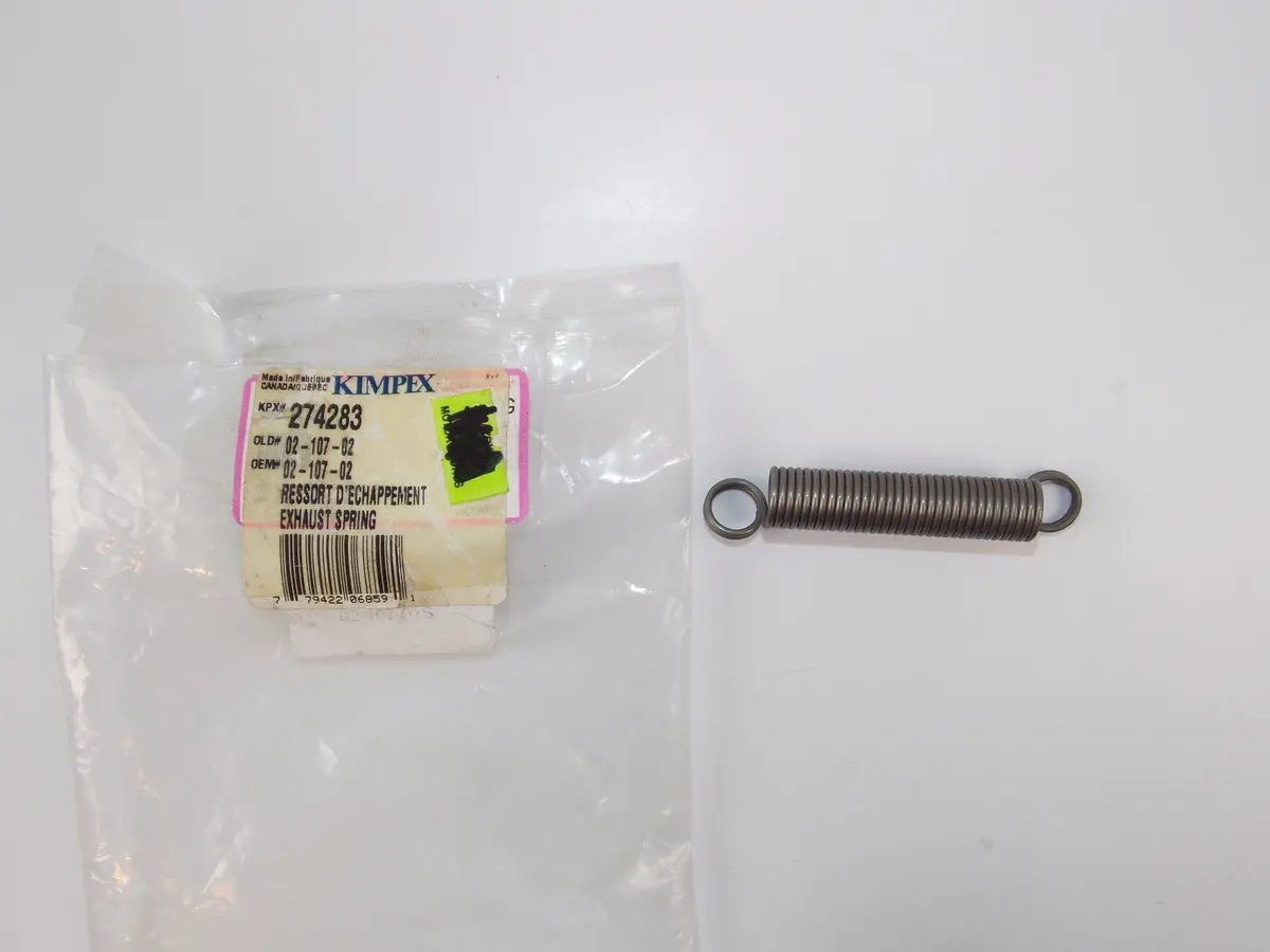 Exhaust System Spring Diameter 1/2 In. Length 3 In. 02-107-02 | 274283 1