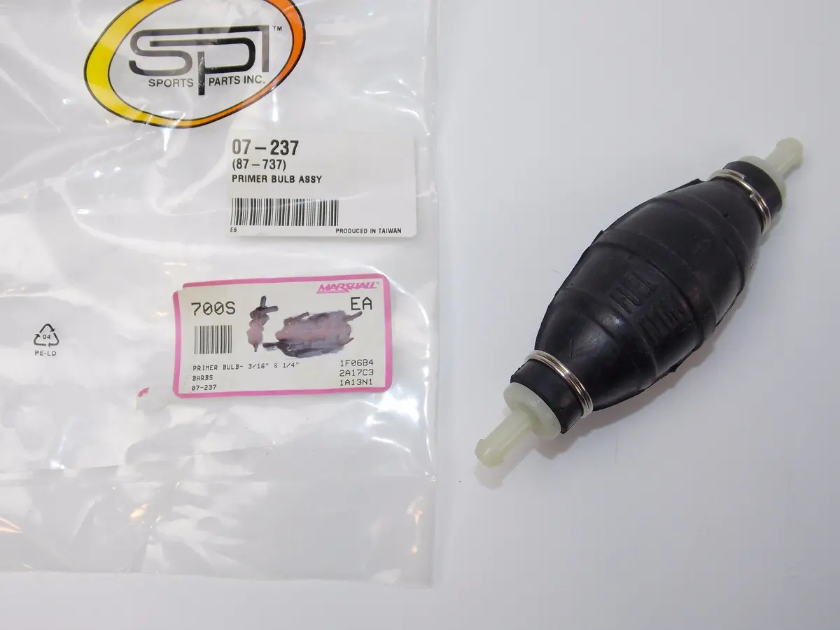Sport Parts Inc. Primer Bulb Assembly 3/16" & 1/4" Yamaha Honda Kawasaki 07-237 1