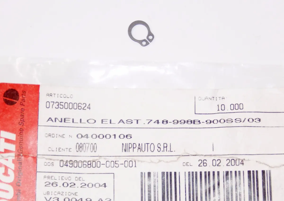 Nos Oem Ducati 2003 748 998B 900Ss Hydraulic Rear Brake 735000624 1