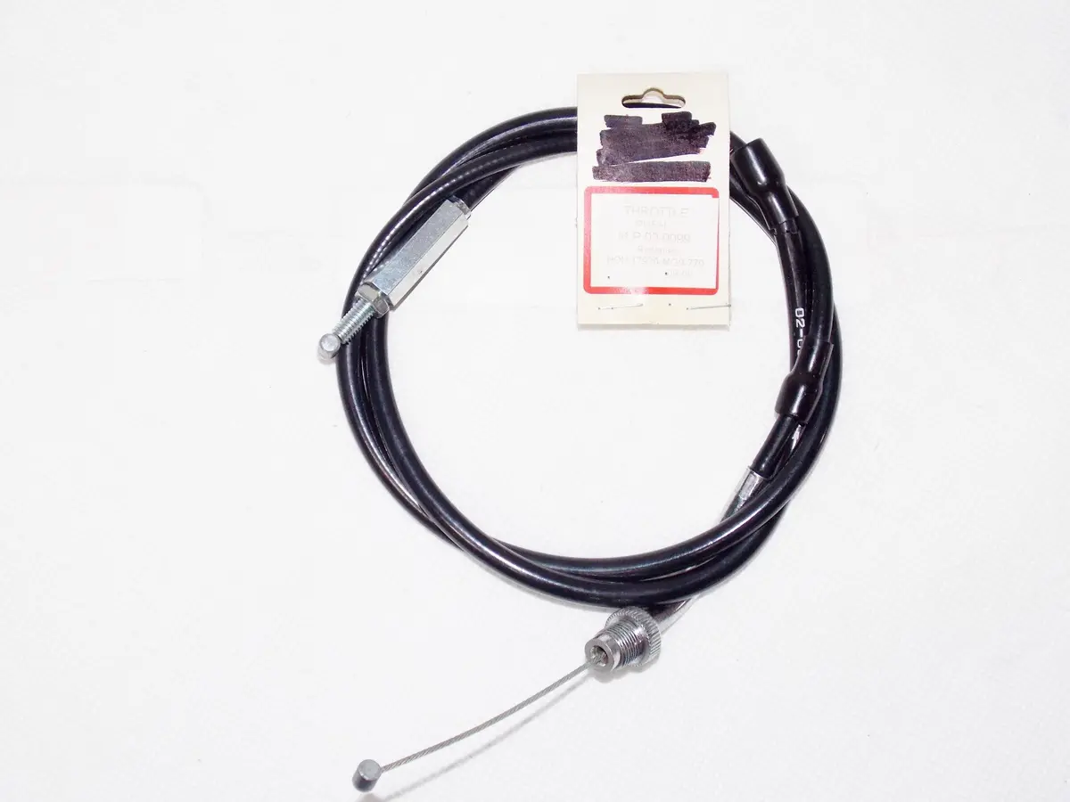 Nos Black Vinyl Throttle Push Cable Honda 1984-86 Gl1200a Gl1200i # 02-0099 1