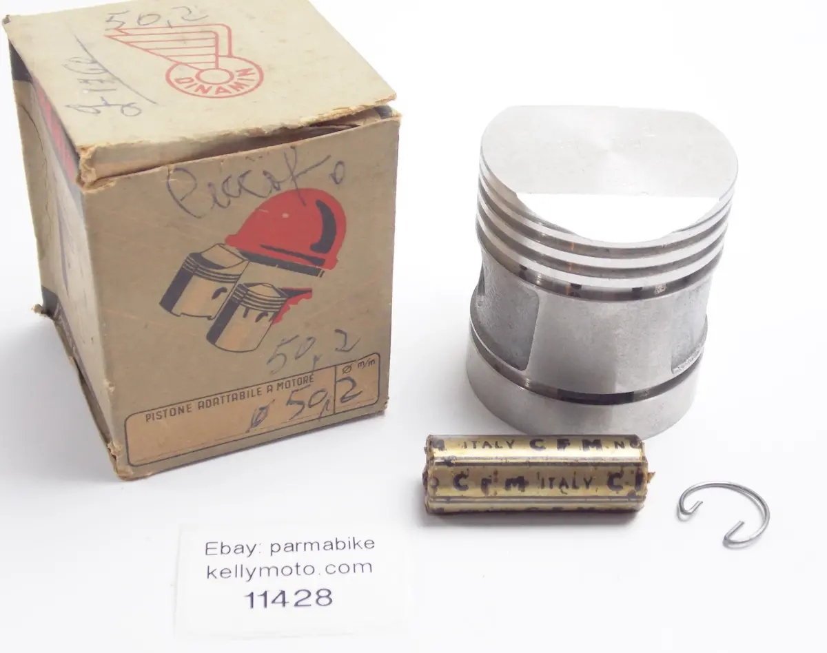 Nos Dinamin Piston + Pin + Clip Diameter 50.2 Mm Zanella Ceccato 1
