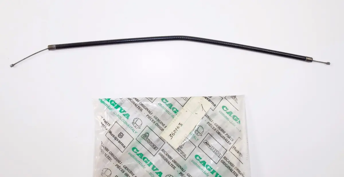 Nos Oem Cagiva Morini 1987 350 Kanguro Lh Carburetor Transmission Cable 360163 1