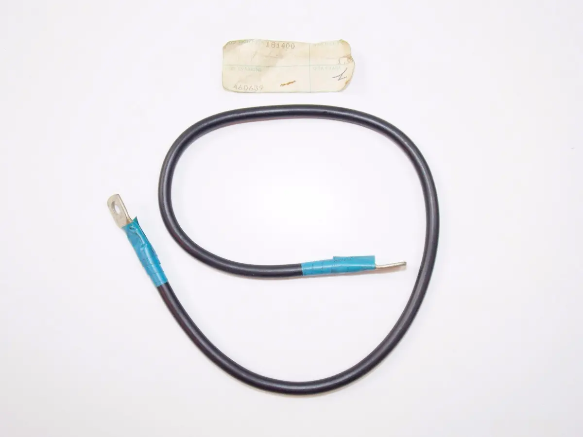 Nos Oem Cagiva Morini '87/'92 Excalibur 350/501/Rlx Battery Mass Cable 460639 1