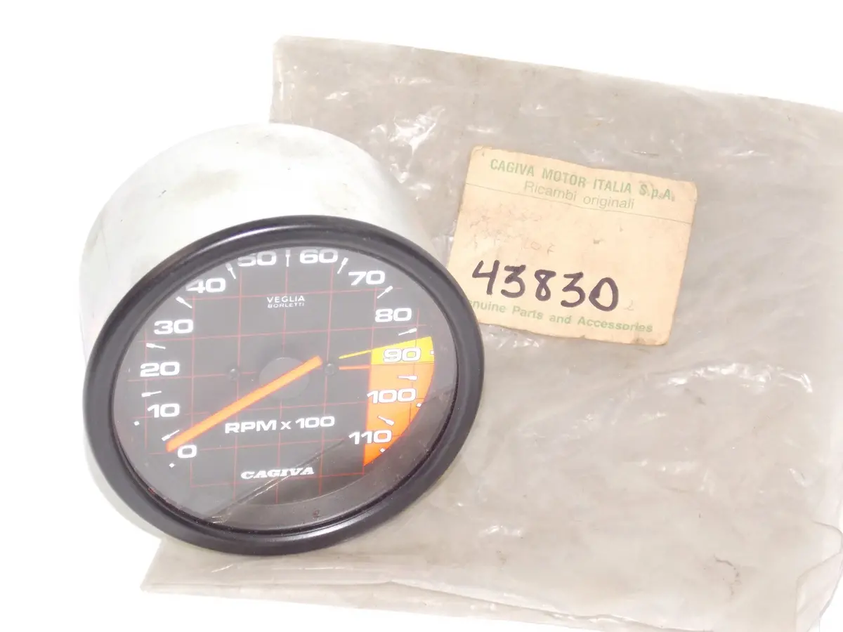 Nos Oem Cagiva 87 Aletta Oro 125-S2 87 Elefantre 125 Tachometer Assy 43830 1