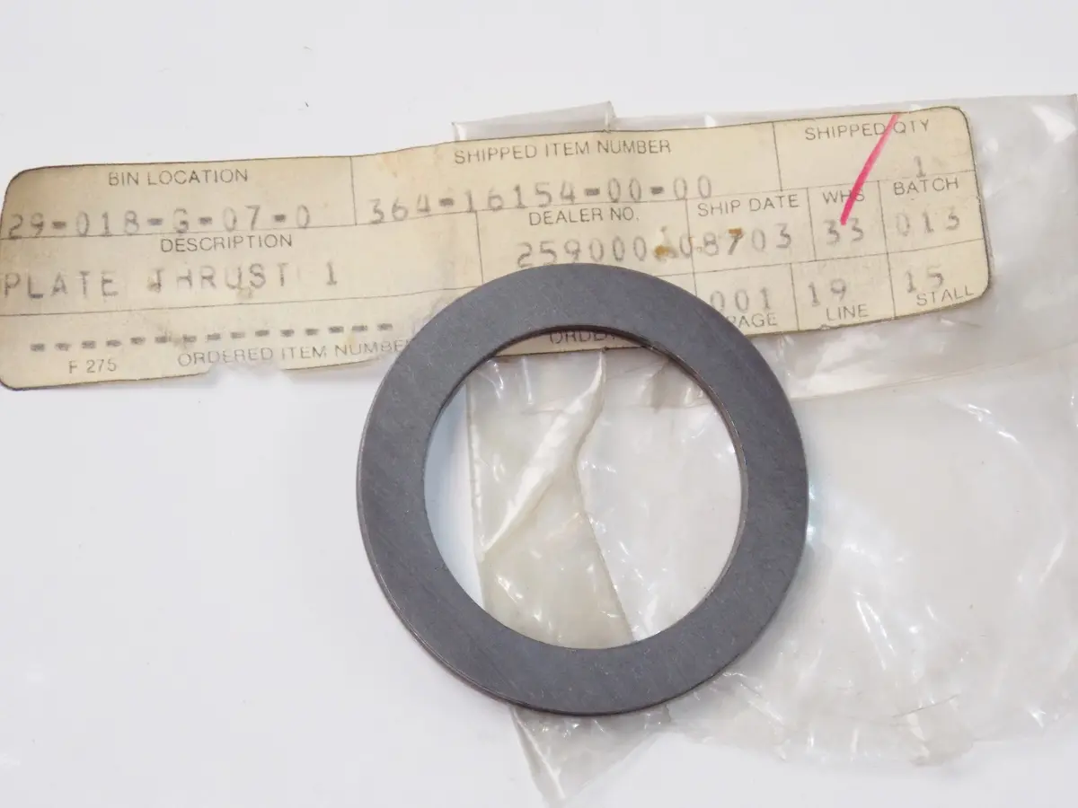 Nos Oem Yamaha 73-74 Mx250/A Mx360/A Ty250a Plate Thrust 1 # 364-16154-00 1
