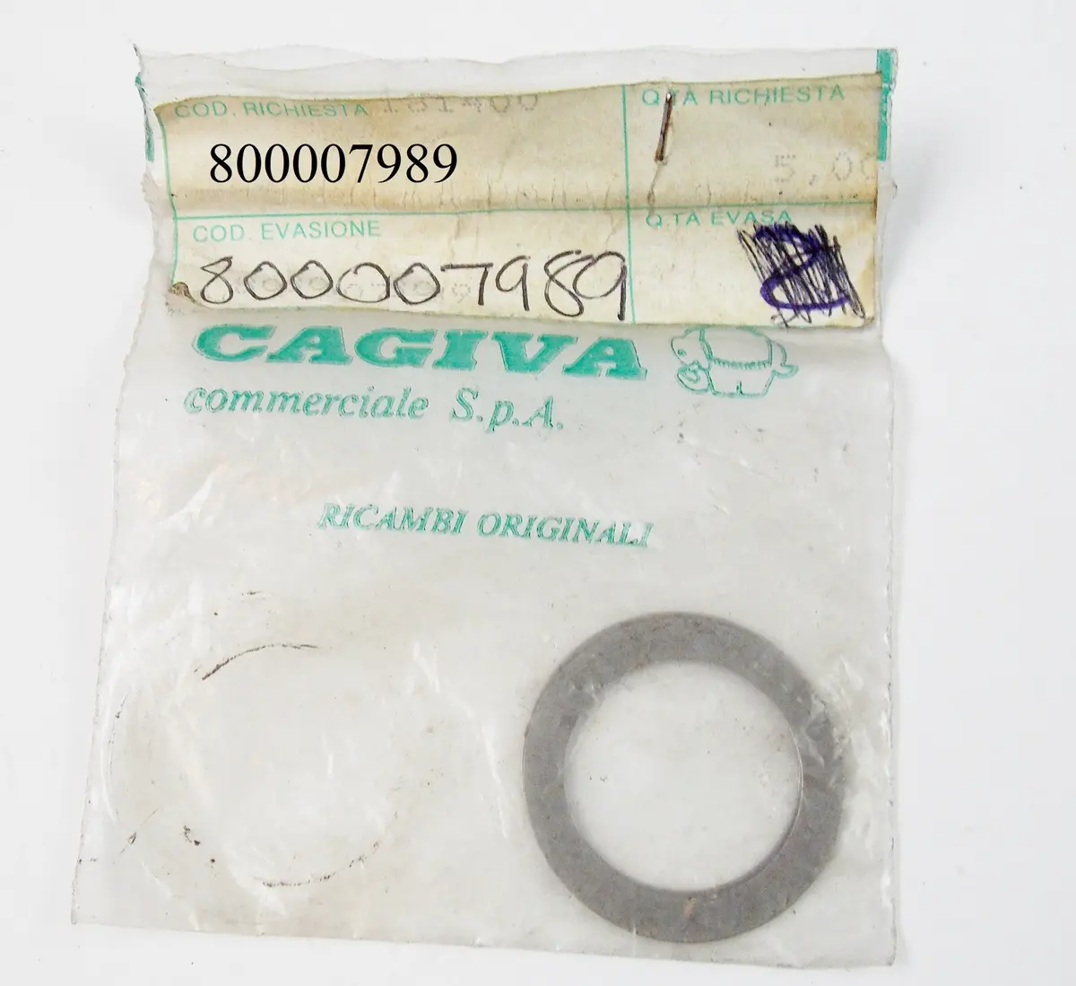 Nos Oem Cagiva 1995-1999 Mito Ev 1998 Planet 125 Thrust Washer 800007989 Ducati 1