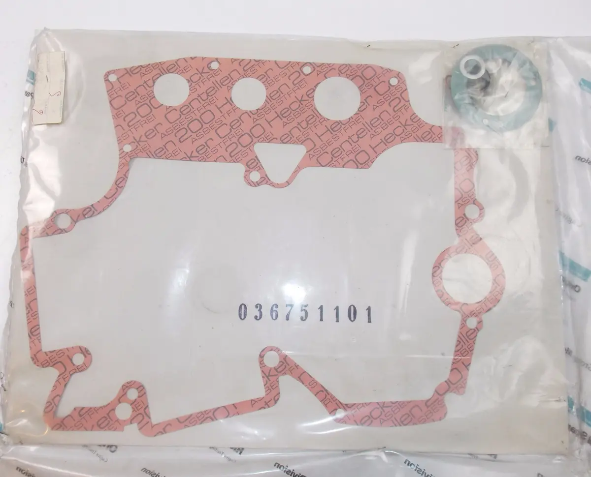 Nos Oem Ducati Sl 500/600 Pantah-Tt2 Crankcase Gasket & Oil Seal Set 036751101 1