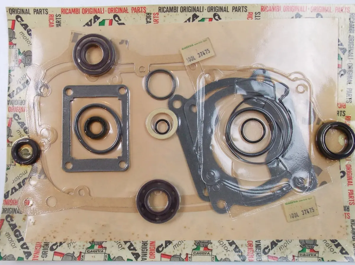 Oem Cagiva 84-88 Aletta Electra 125 / Sst 125 Engine Gasket & Oil Seal 800L37475 1
