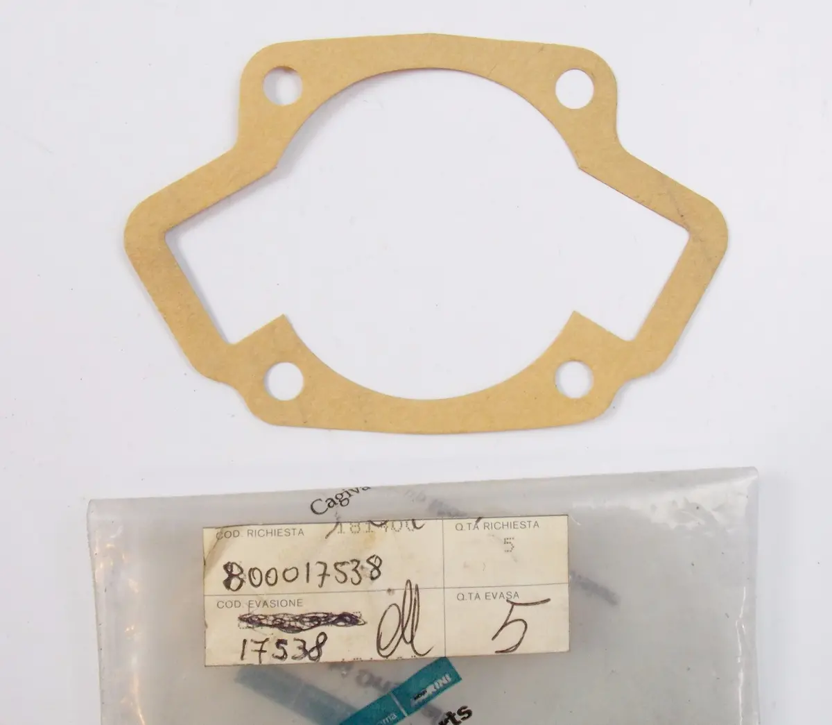 Nos Oem Cagiva '78 Sst 125 Aletta / Low Rider Cylinder Base Gasket 800017538 1