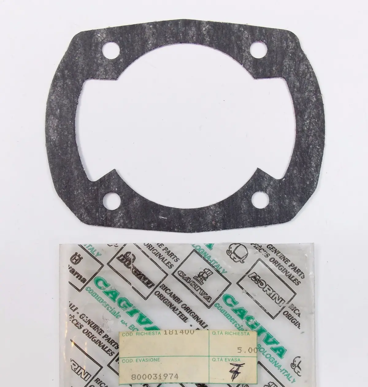 Nos Oem Cagiva 82 250 Sst/Ala Blu/Ala Verde Cylinder Base Gasket 0.5Mm 800031974 1