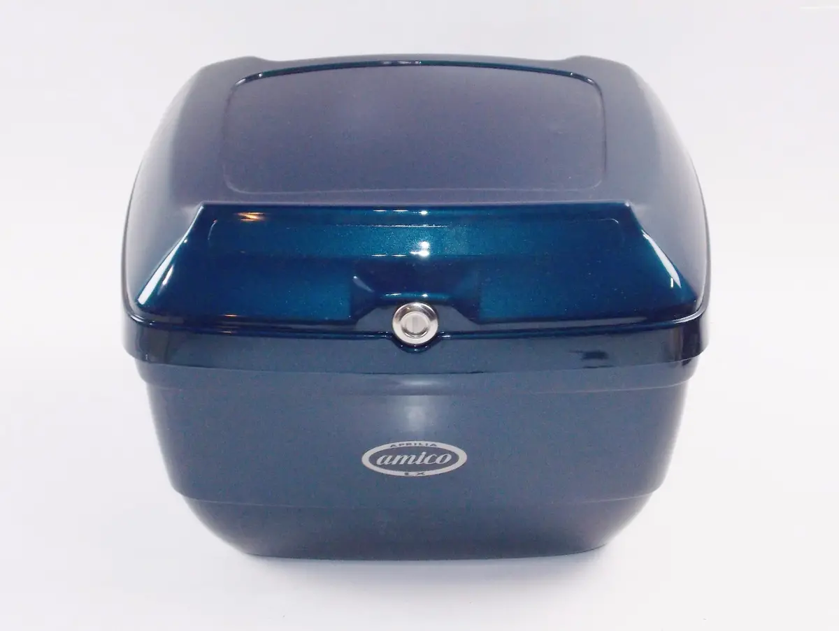 Aprilia Amico Lx Rear Suitcase + Mounting Plate Holder Luggage Blue 13.5X13.5X10 2