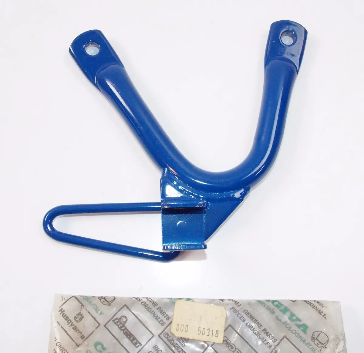 Nos Oem Cagiva 87-88 T4-350R/E T4-500R/E Rh Blue Foot Rest Support 800L50318 1