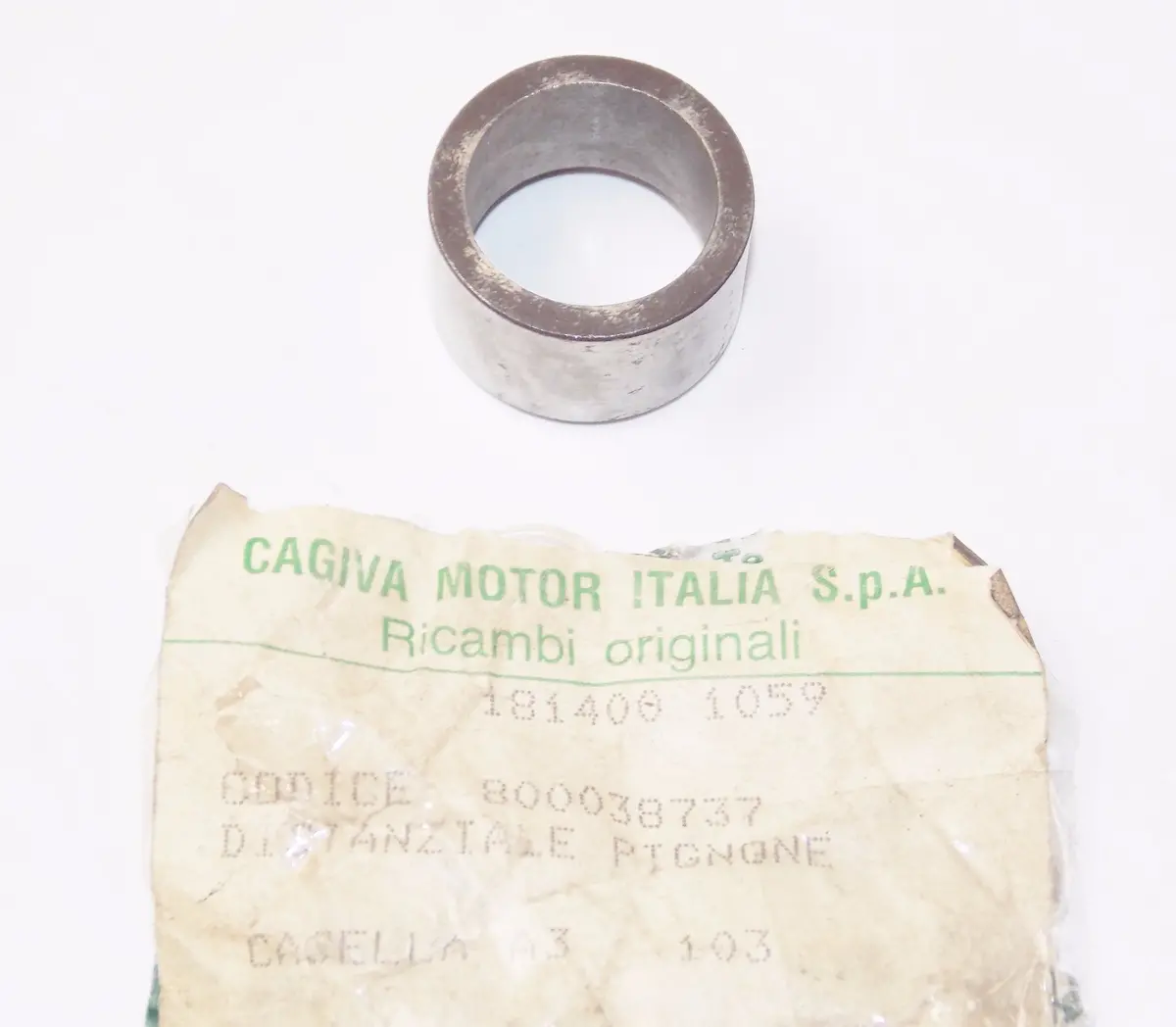 Nos Oem Cagiva 1984 Aletta Electra Gear Box Spacer 800038737 1