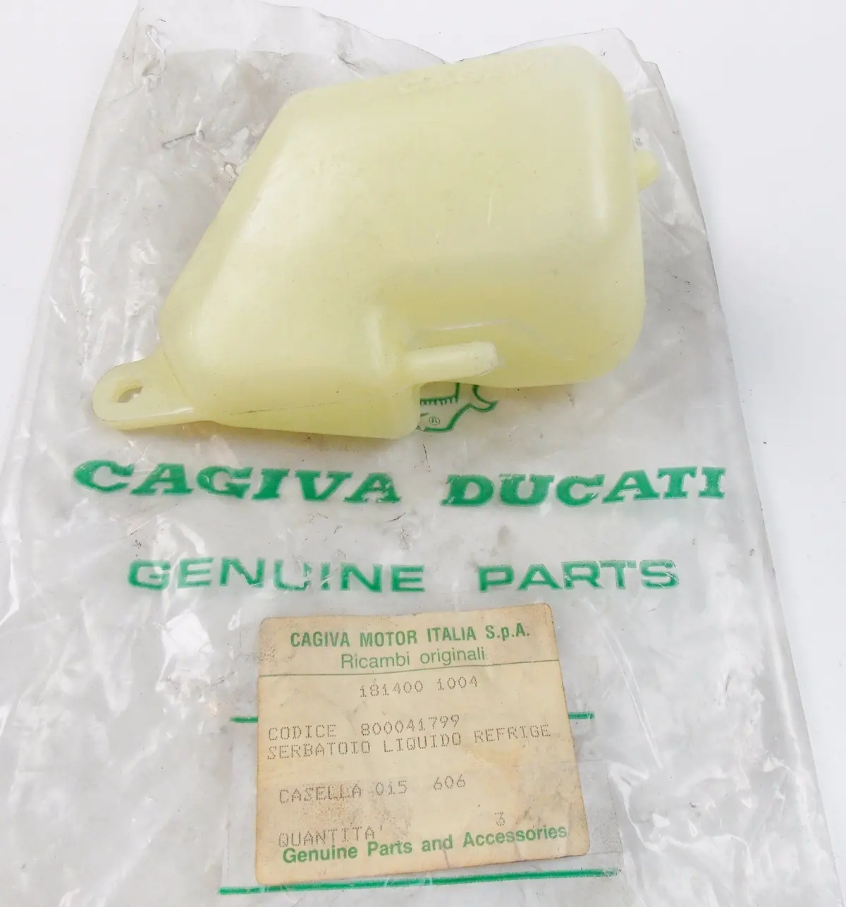 Nos Oem Cagiva 1987-1988 Aletta Oro 125-S2 Cruiser 125 Ducati Oil Tank 800041799 1