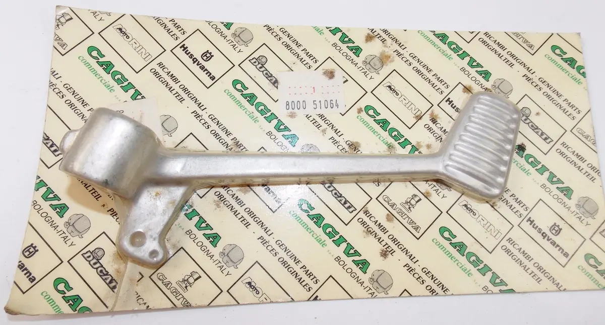 Nos Oem Cagiva 1987 Aletta Oro 125-S2 Ducati Rear Brake Lever Pedal 800051064 1