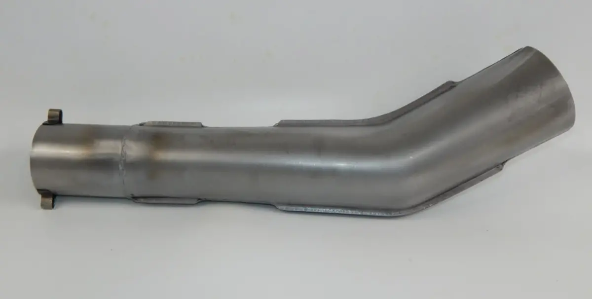 1973 Penton Ktm Gs 250 Muffler Pipe Exhaust Half Rear Section Shroud Yellow Tank 1