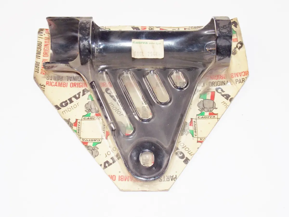 Nos Oem Cagiva Sst 125 Front Rh Headlight Bracket Mount Ear (Black) 800L29484 1