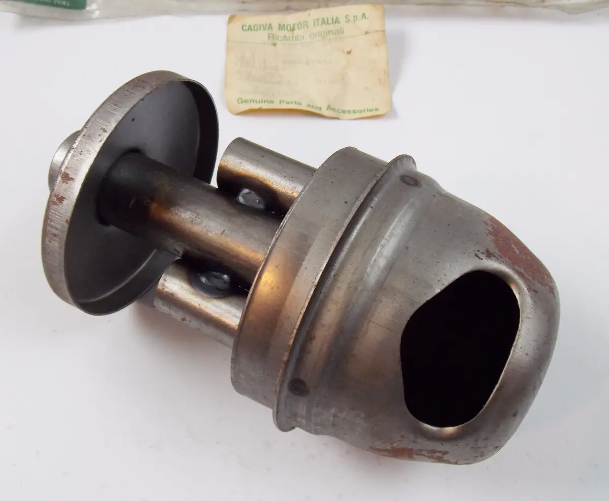 Nos Oem Cagiva Aletta Rossa Exhauts Silencer End Cap Muffler Pipe 800037461 1