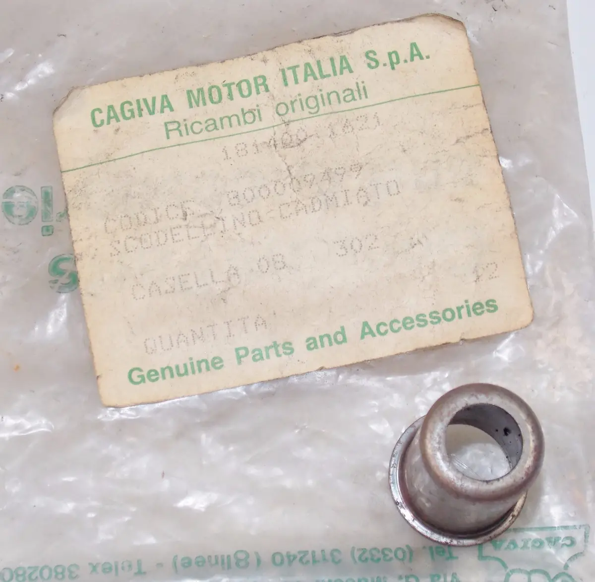 Nos Oem Cagiva 1981 Sst 125/Aletta /Electra Clutch Spring Cup 800009499 1