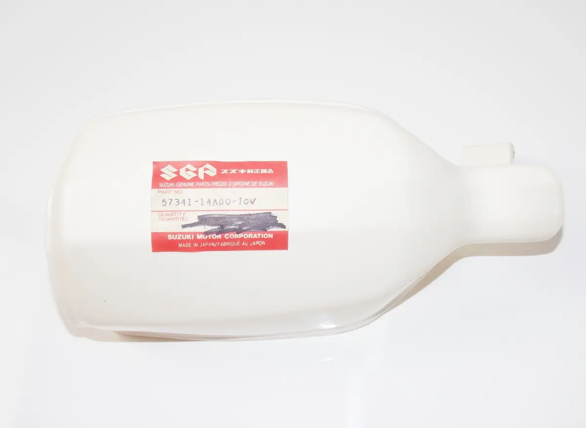 Nos Oem Suzuki 86-88 Dr125 Dr200 White Guard Knuckle Rh # 57341-14A00-10V 1