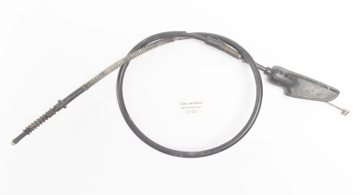 1990 Yamaha Yz125 Black Vinyl Clutch Cable + Clutch Lever Cover 1